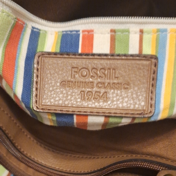 FOSSIL Textured Leather  Bag - Picture 9 of 12
